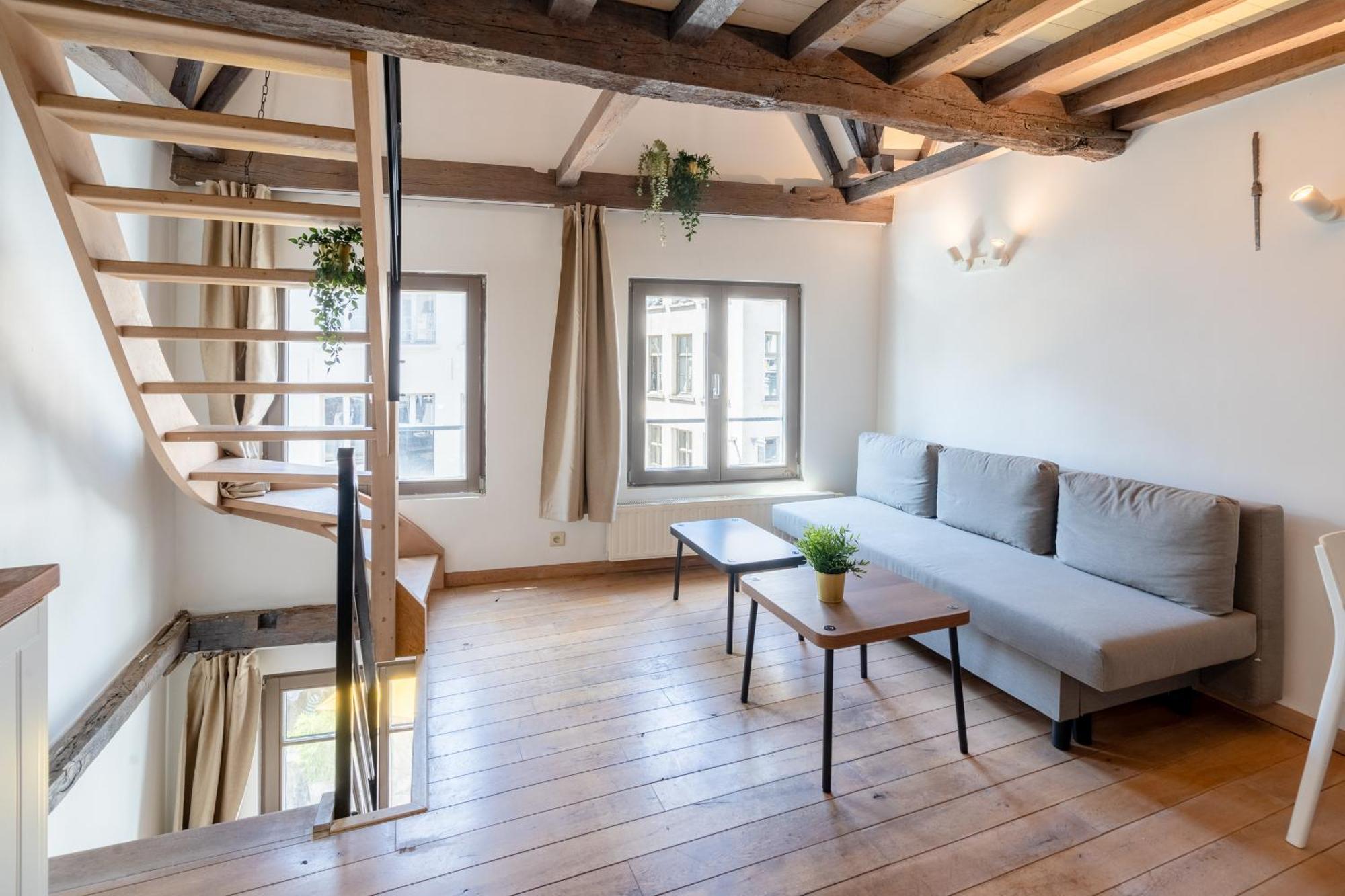 Tempel Triplex & Duplex At Historic Heart Of Antwerpアパートメント エクステリア 写真